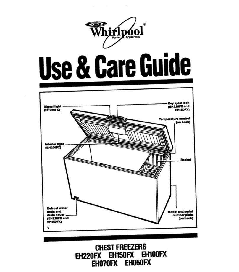 Whirlpool EH050FX User manual Whirlpool EH050FX User manual