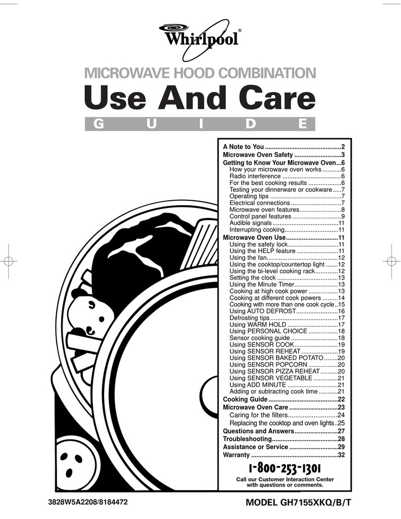 Whirlpool GH7155XKQ User manual