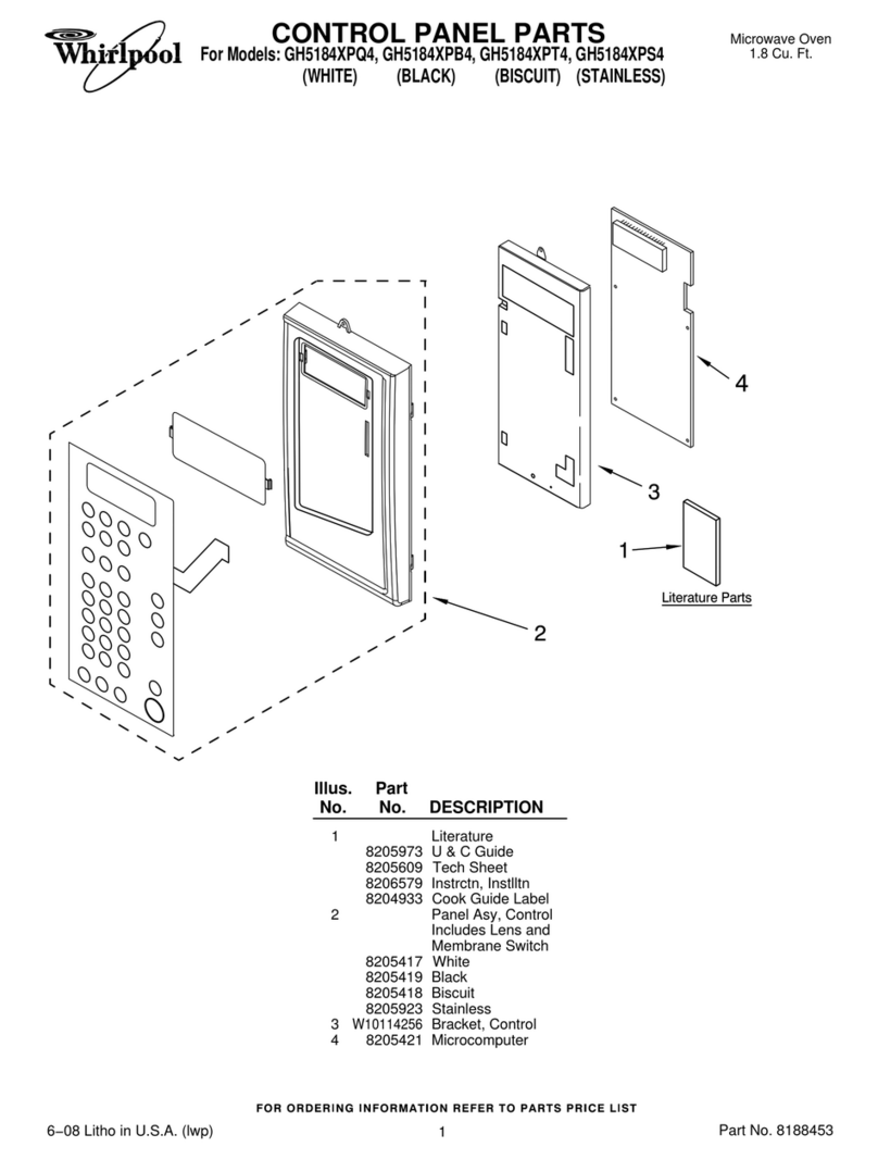 Whirlpool GH5184XPB4 User manual