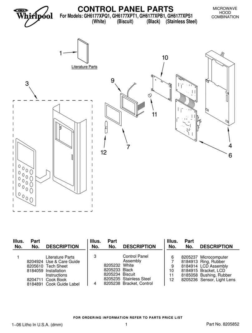 Whirlpool GH6177XPB1 parts list