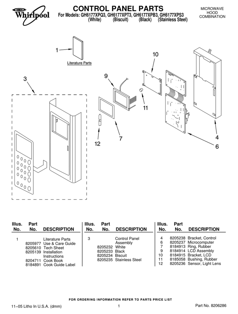 Whirlpool GH6177XPB3 parts list