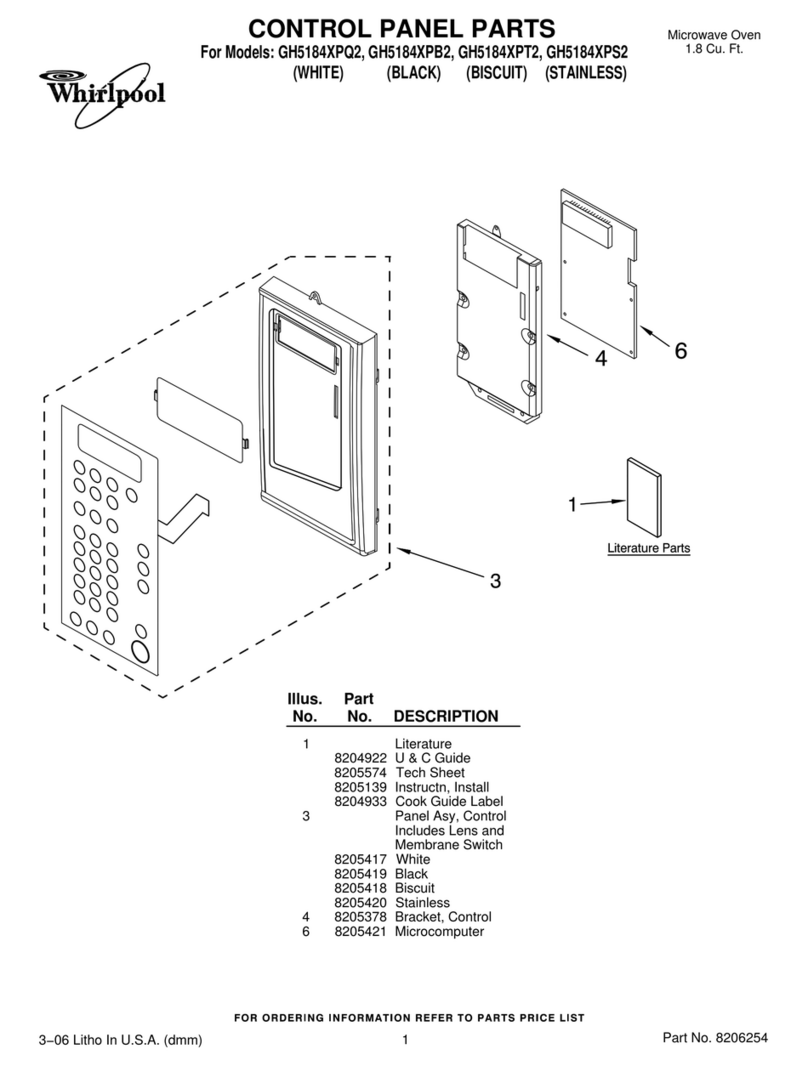 Whirlpool GH5184XPB2 parts list