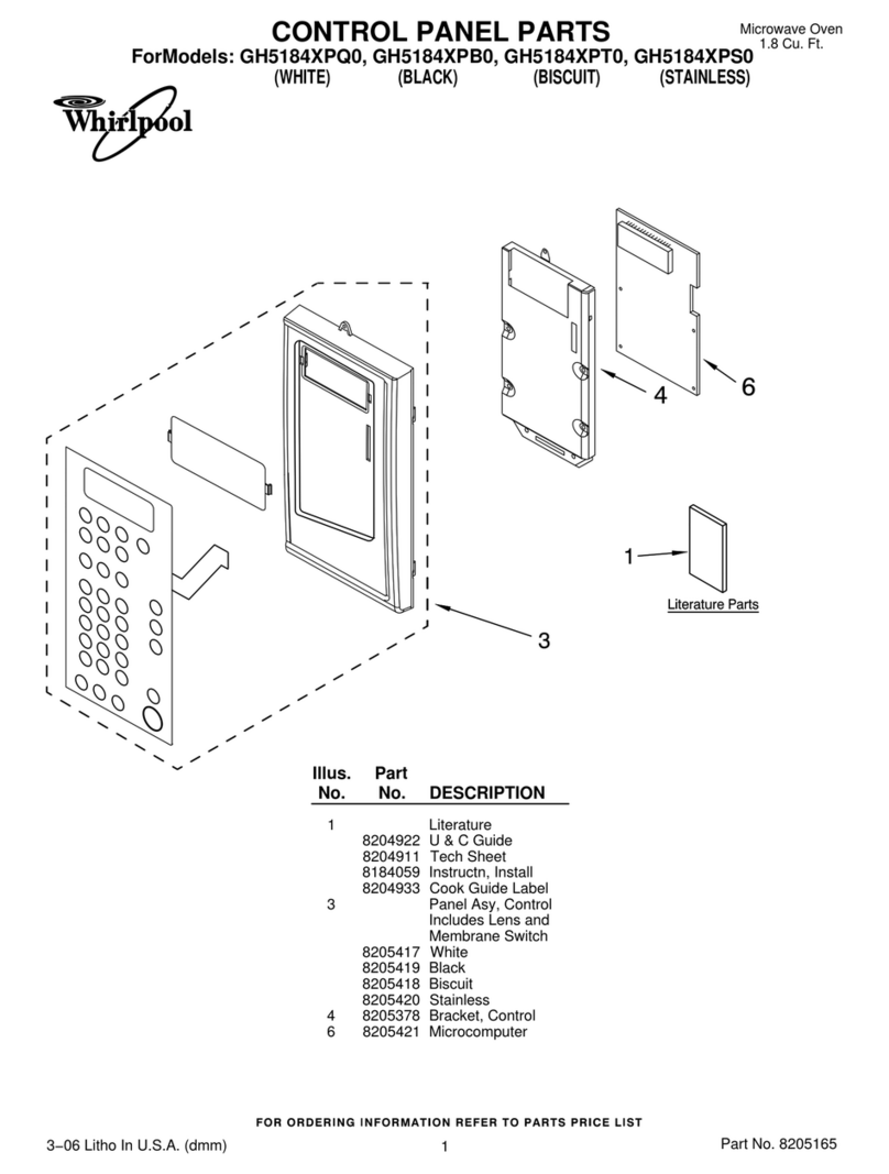 Whirlpool GH5184XPB0 parts list