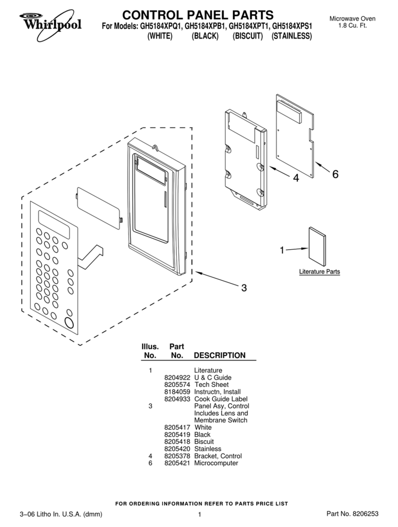 Whirlpool GH5184XPB1 parts list