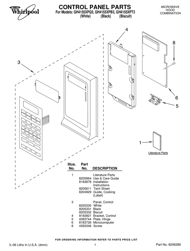 Whirlpool GH4155XPB3 parts manual
