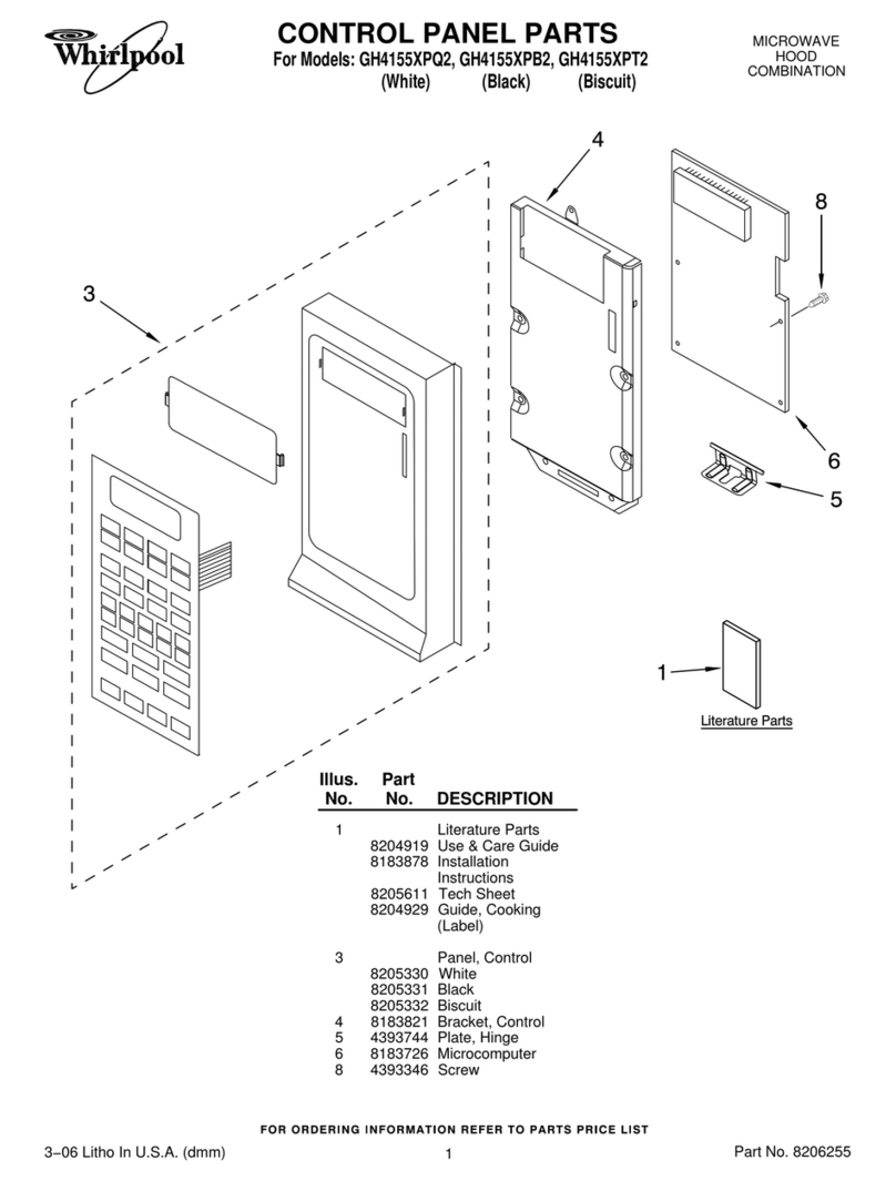Whirlpool GH4155XPB2 parts manual