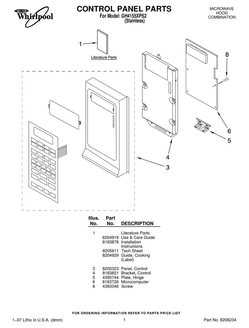 Whirlpool GH4155XPS2 parts manual
