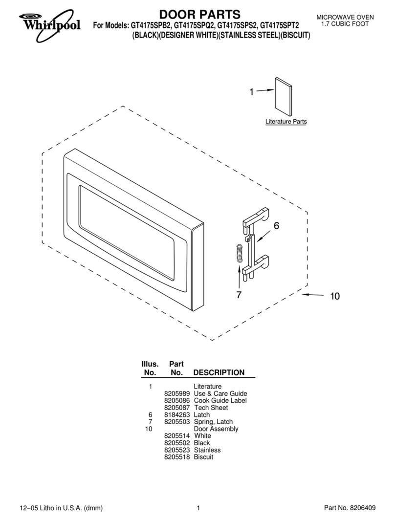 Whirlpool GT4175SPB2 parts list