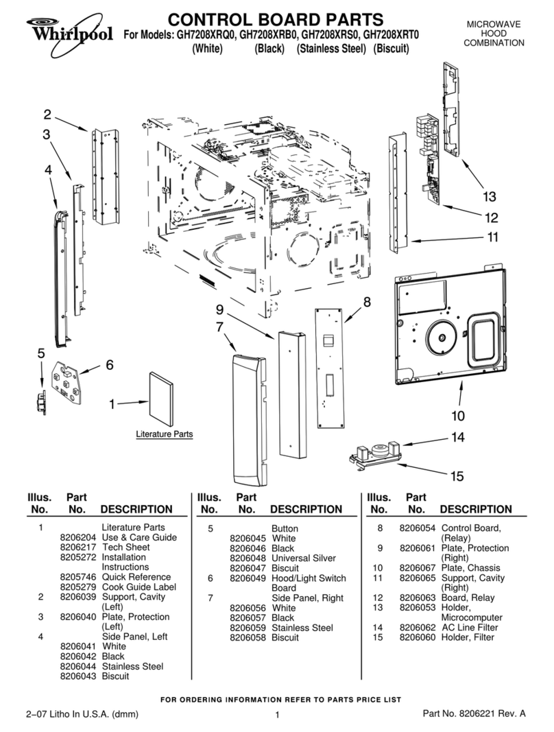 Whirlpool GH7208XRB0 parts list