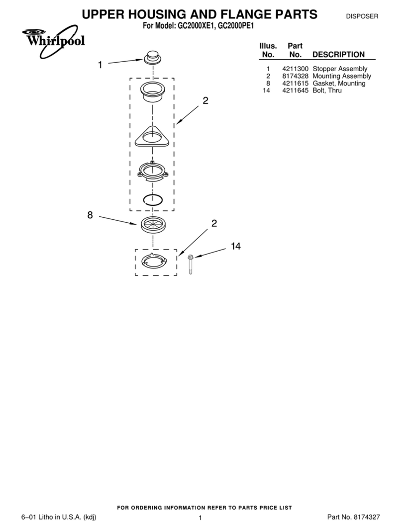Whirlpool GC2000PE1 User manual