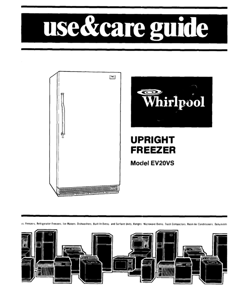 Whirlpool EV20VS User manual