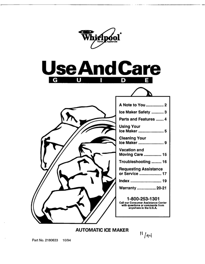 Whirlpool 2180633 Use and care guide