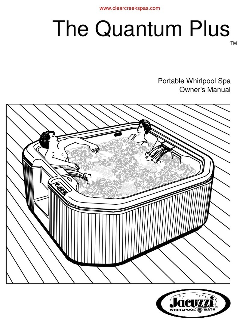 Jacuzzi oortable spa owner's manual
