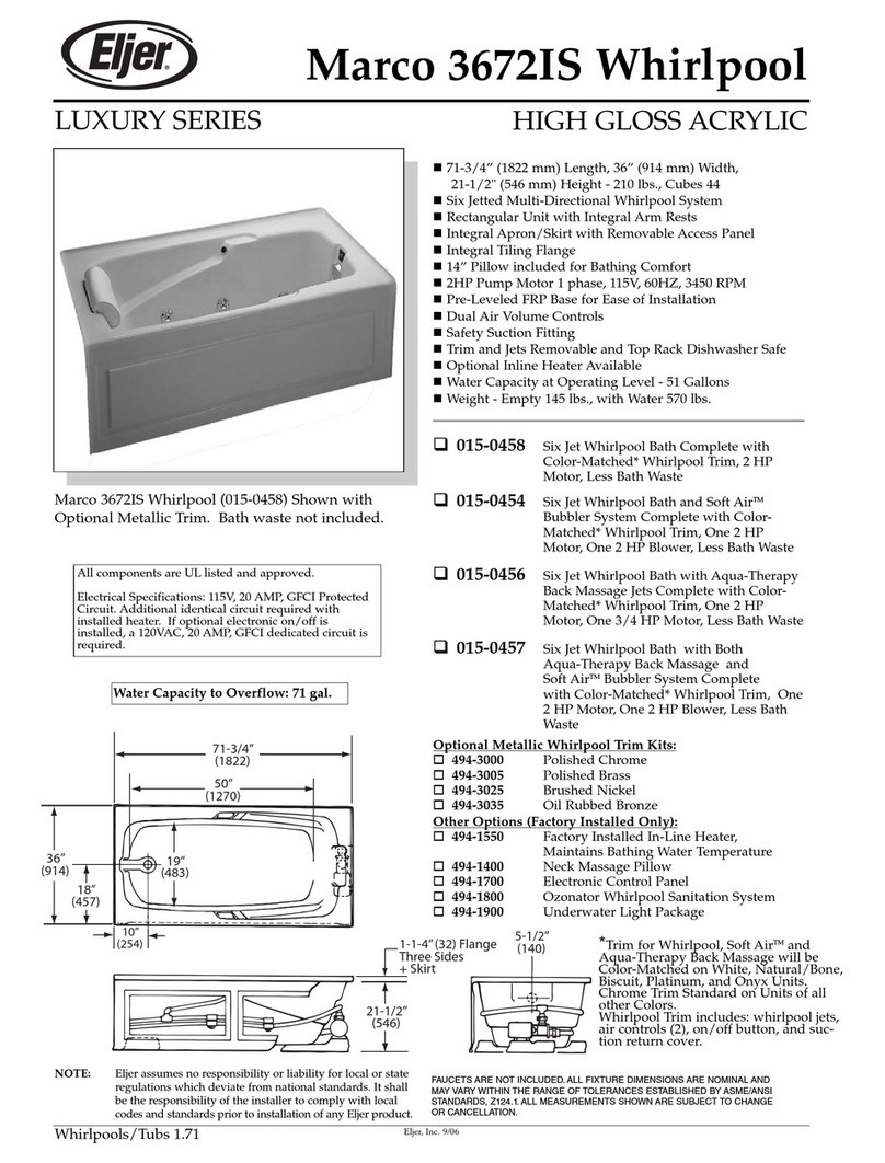 Eljer Marco 3672IS specification