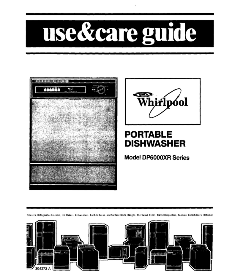 Whirlpool DP6000XR Series Use & care guide
