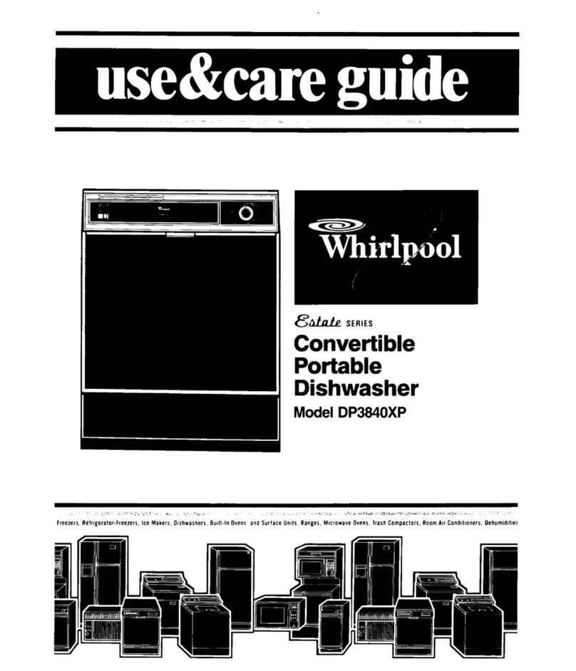 Whirlpool DP3840XP User manual