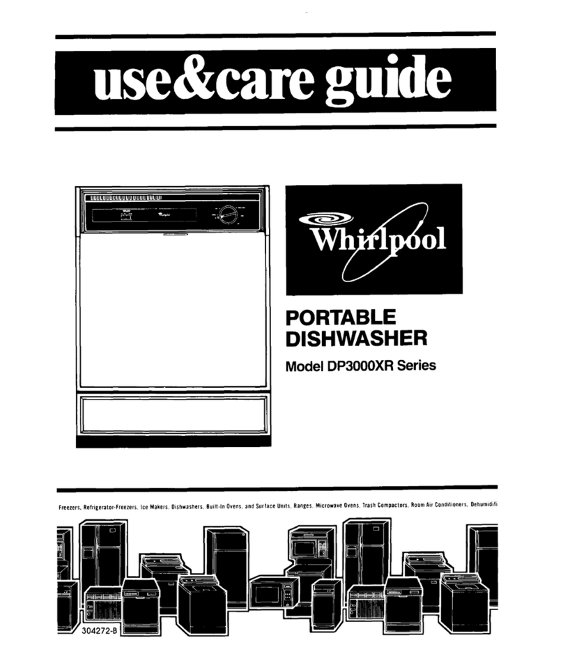 Whirlpool DP3000XR Series Use & care guide