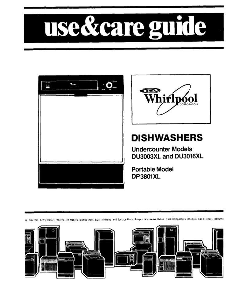 Whirlpool DP3801XL Use & care guide