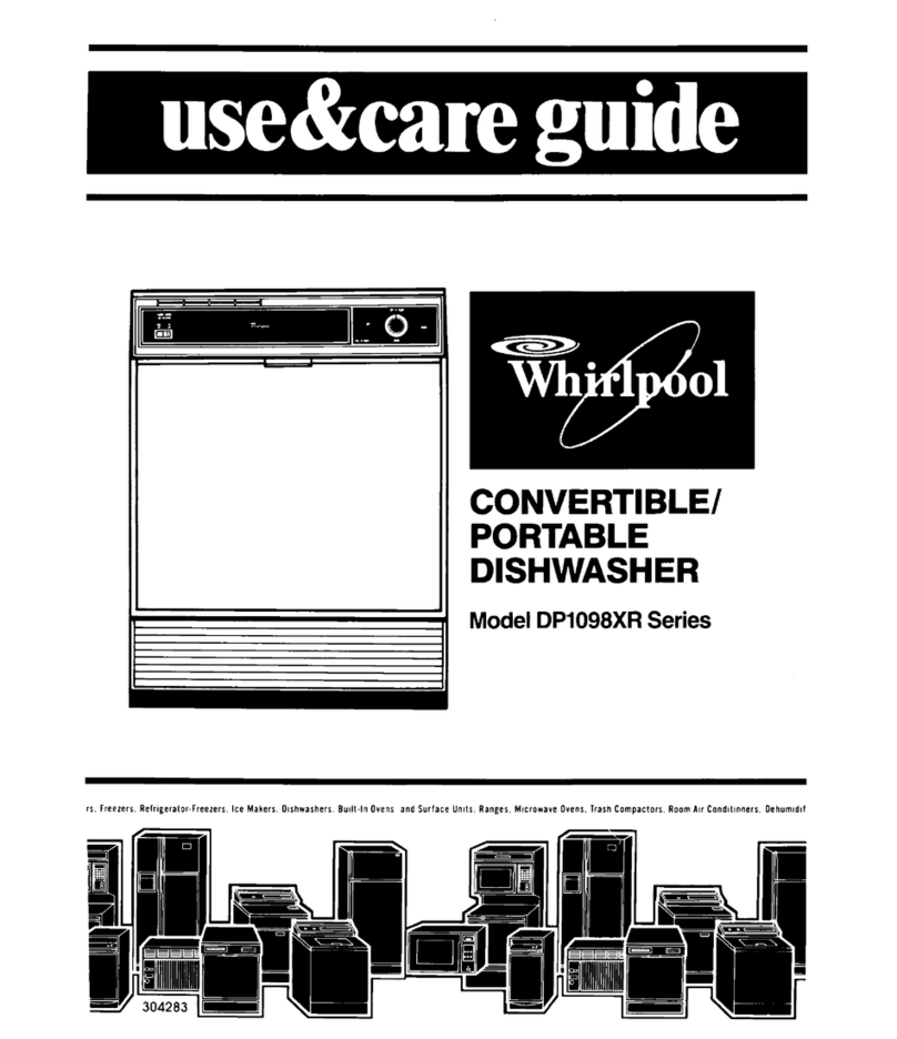 Whirlpool DP1098XR Series Use & care guide