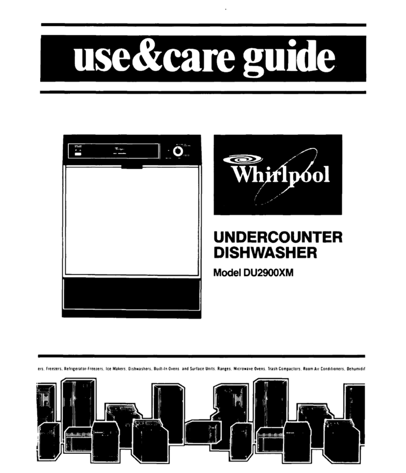Whirlpool DU2900XM Use & care guide