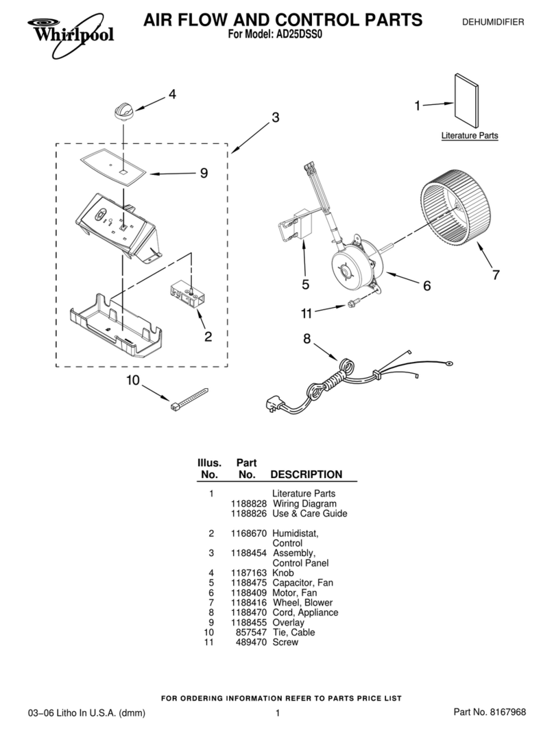 Whirlpool AD25DSS0 parts list Whirlpool AD25DSS0 parts list