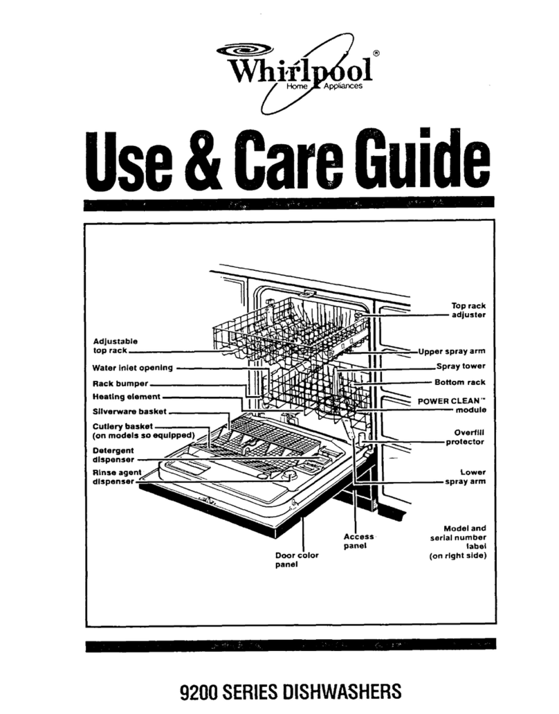 Whirlpool 9200 SERIES Use & care guide