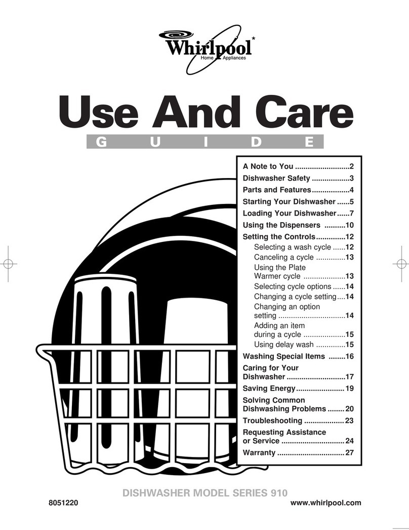 Whirlpool 910 Series Installation instructions