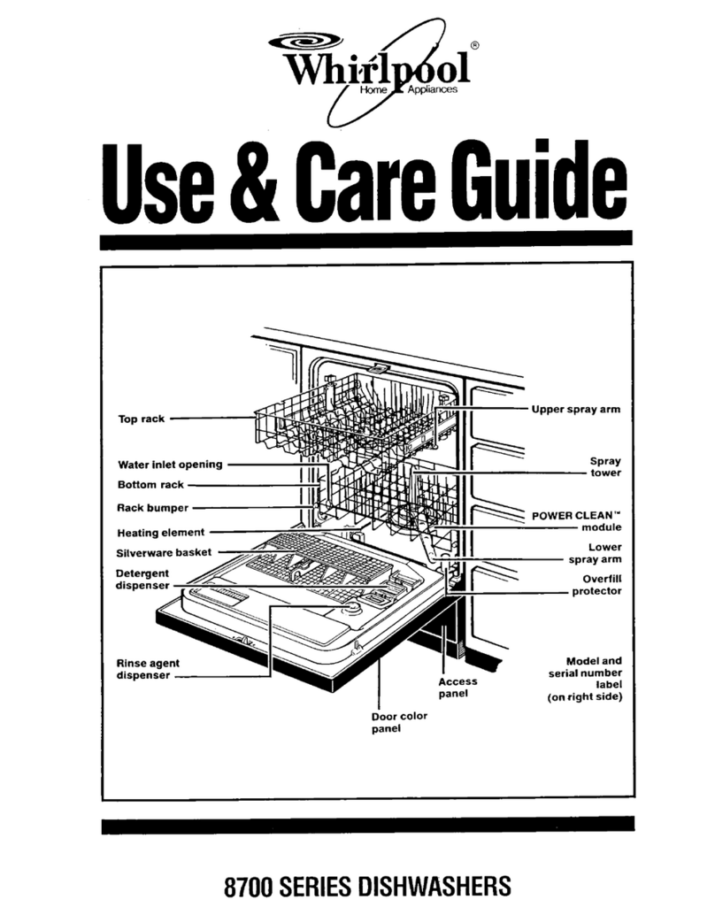 Whirlpool 8700 Series User manual
