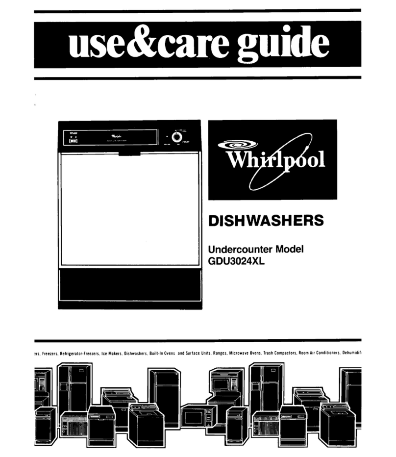 Whirlpool GDU3024XL User manual