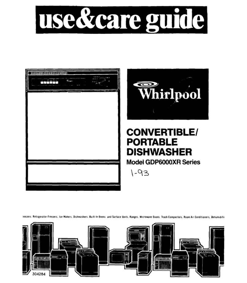 Whirlpool GDP6000XR Series Use & care guide