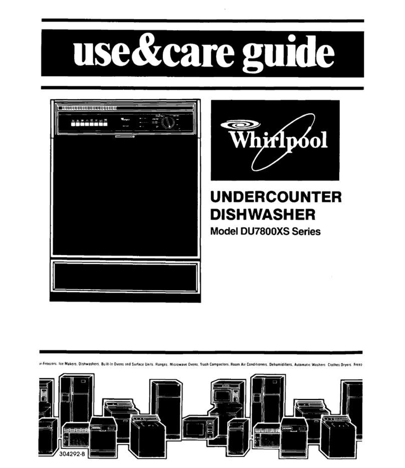 Whirlpool DU78OOXS Use & care guide