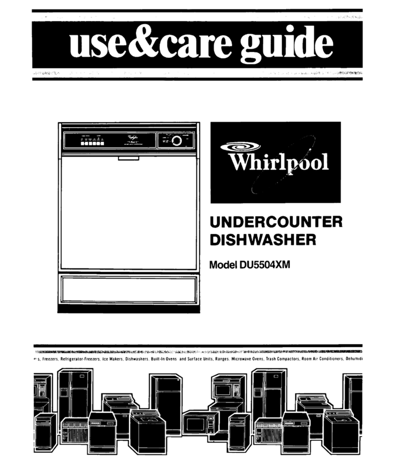 Whirlpool DU5504XM User manual