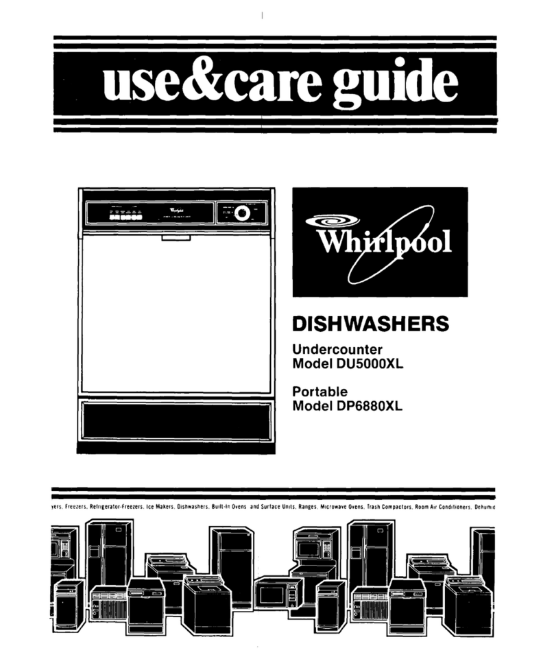 Whirlpool DU5000XL Use & care guide