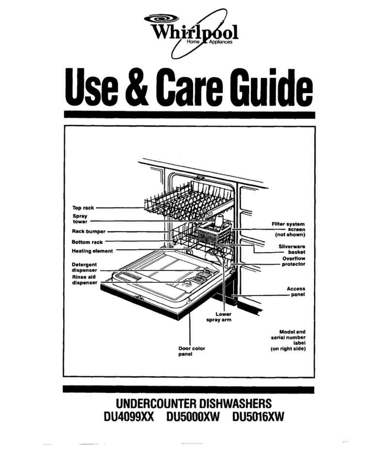 Whirlpool DU5000XW User manual