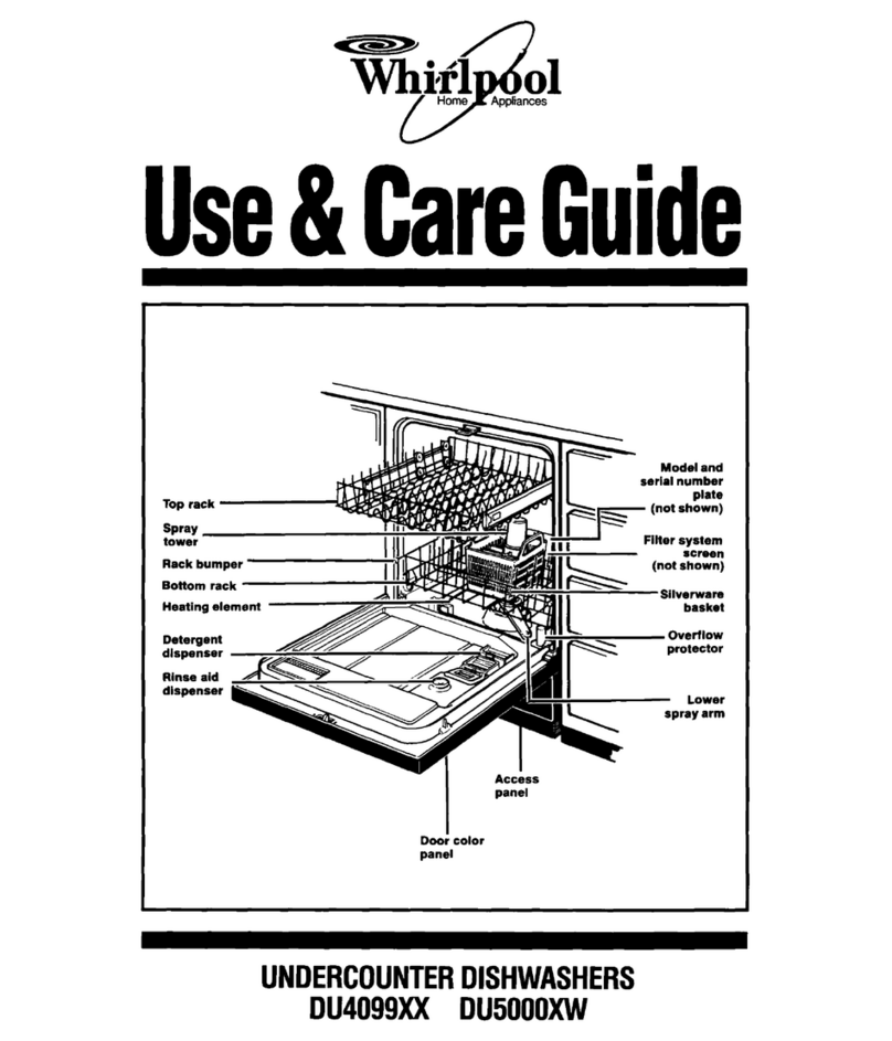 Whirlpool DU4099XX User manual Whirlpool DU4099XX User manual
