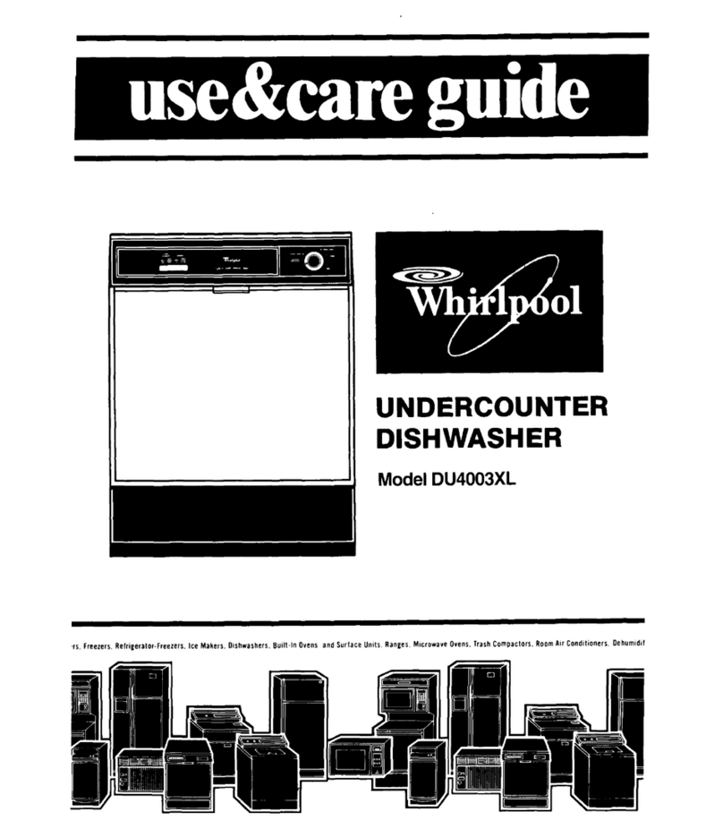 Whirlpool DU4003XL Use & care guide