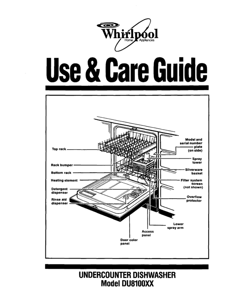Whirlpool DU8lOOXX User manual