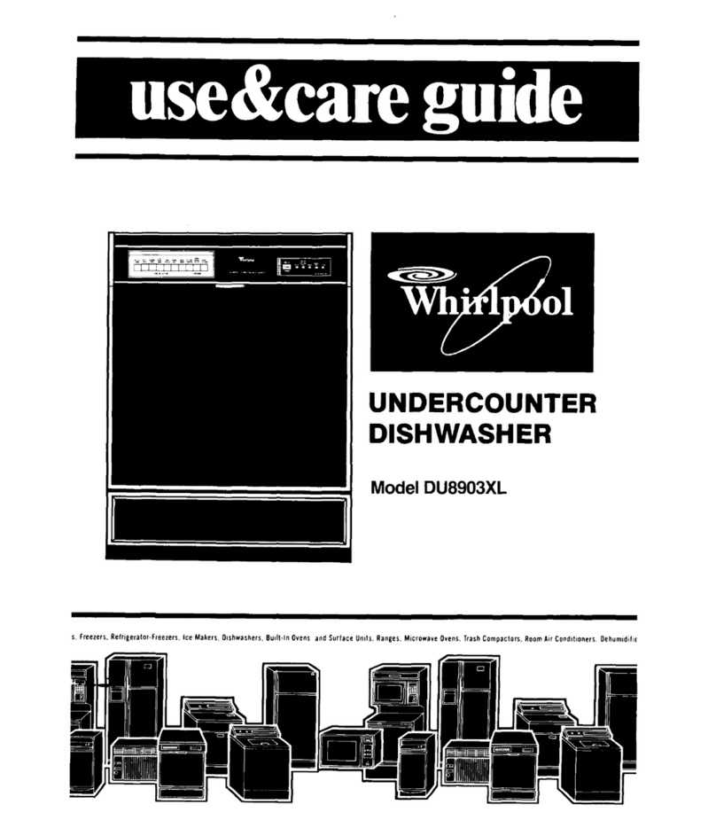 Whirlpool DU8903XL Use & care guide