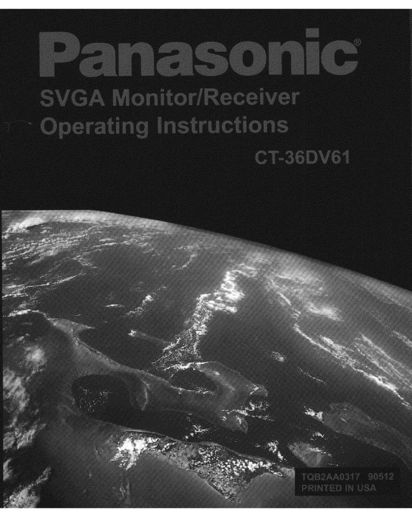Panasonic CT-36DV61 User manual