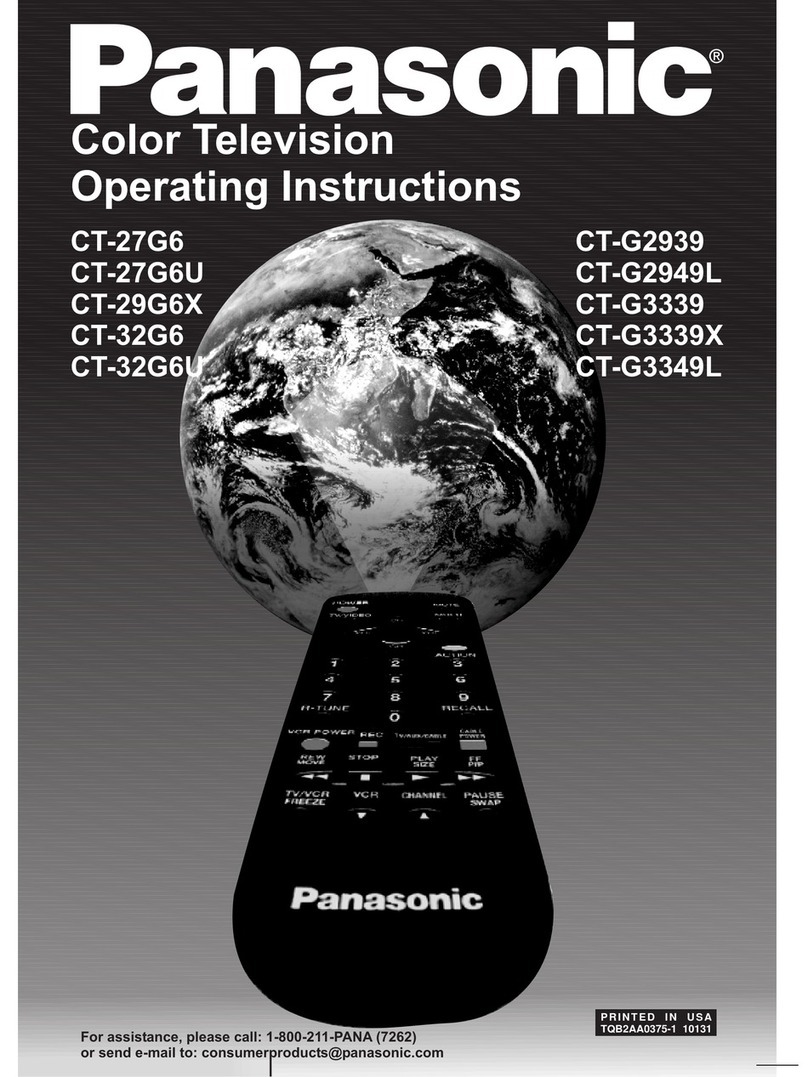 Panasonic CT-27G6 User manual