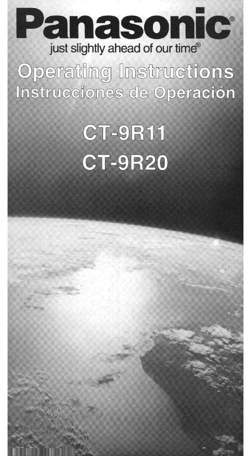 Panasonic CT-9R20 User manual