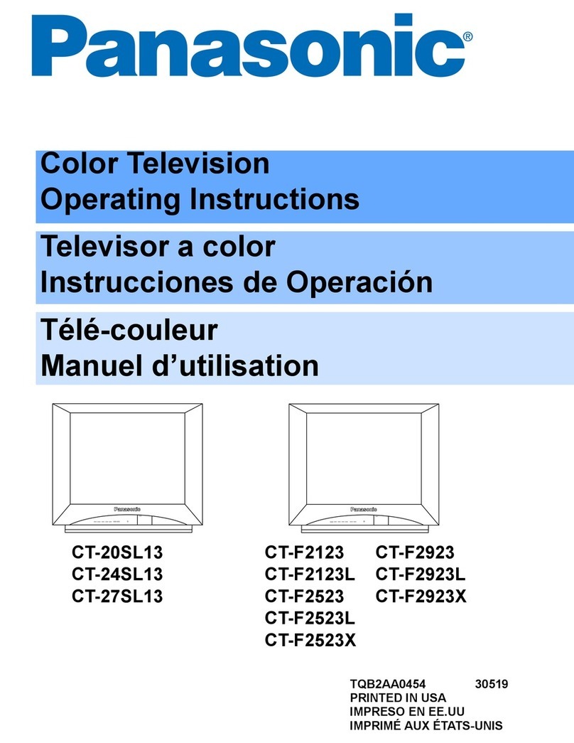 Panasonic CT-27SL13U Operating User manual