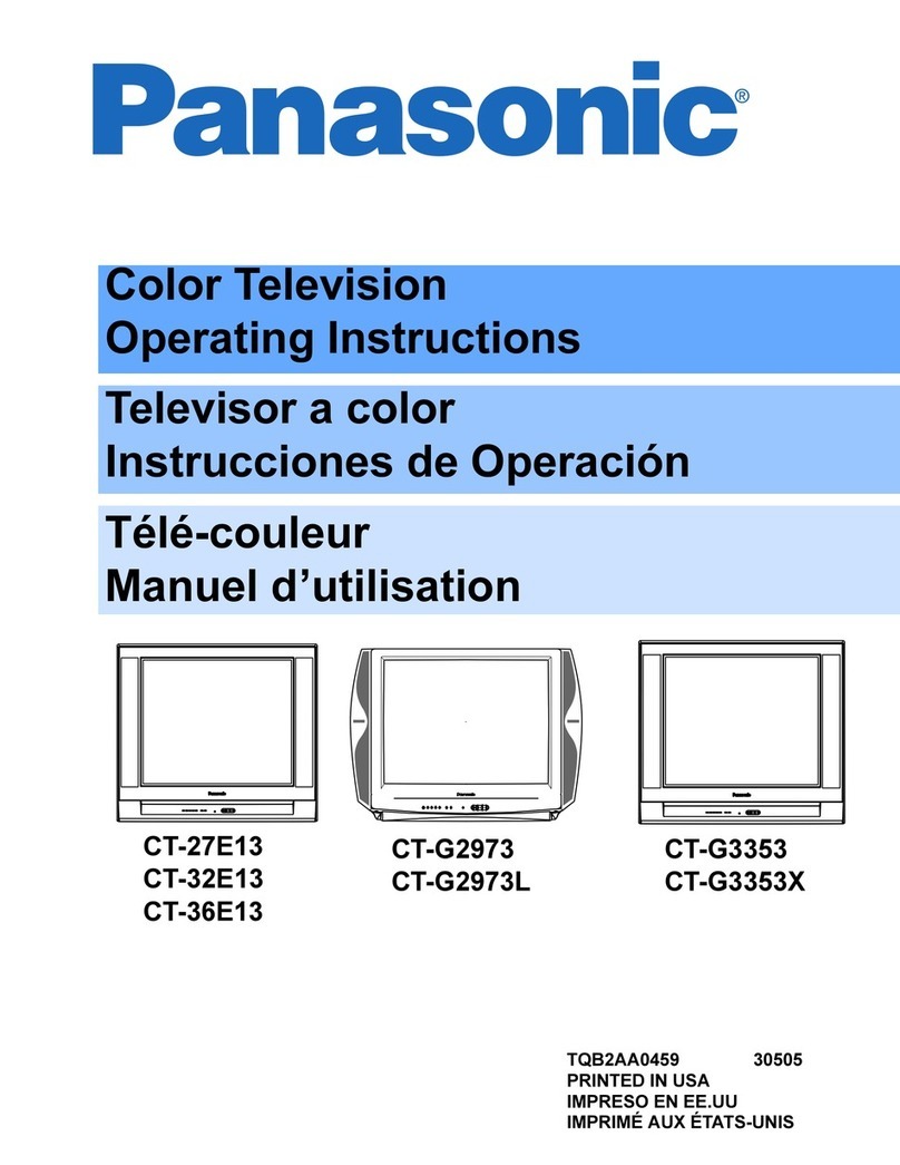 Panasonic CT-27E13 User manual