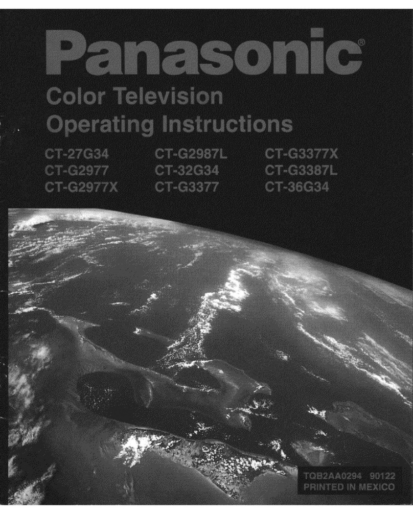 Panasonic CT-27G34 User manual
