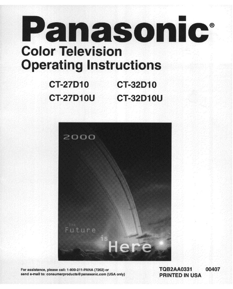 Panasonic CT-32D10 User manual