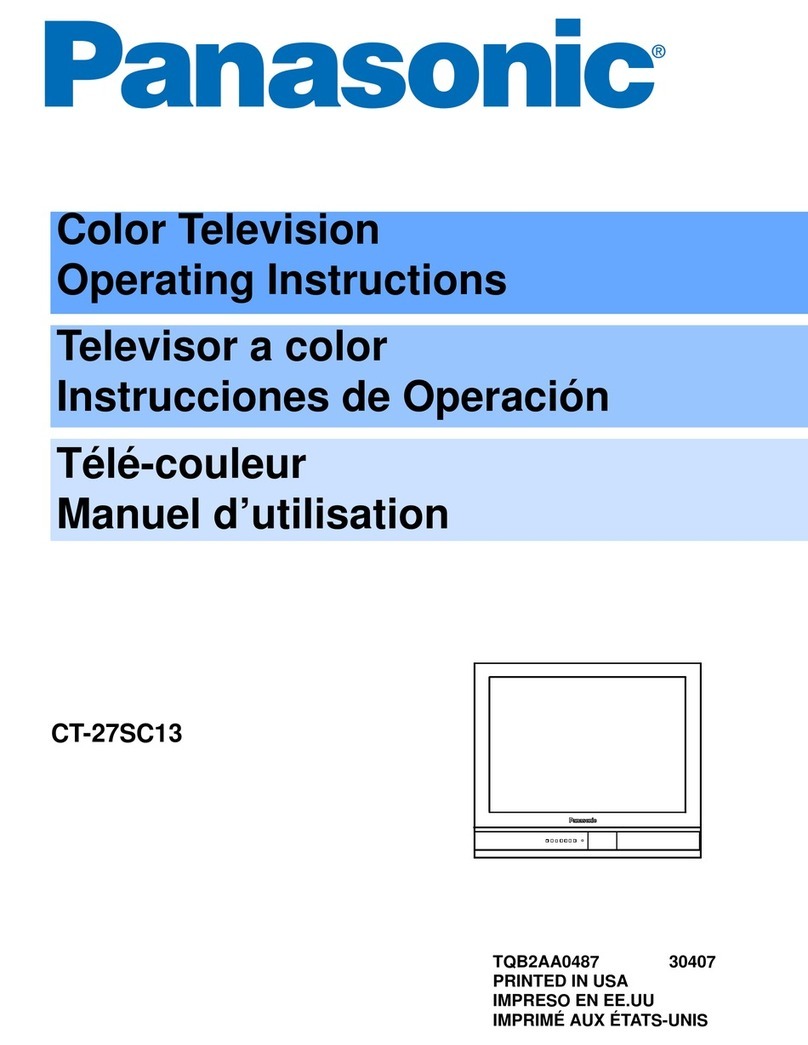 Panasonic CT-27SC13 User manual Panasonic CT-27SC13 User manual