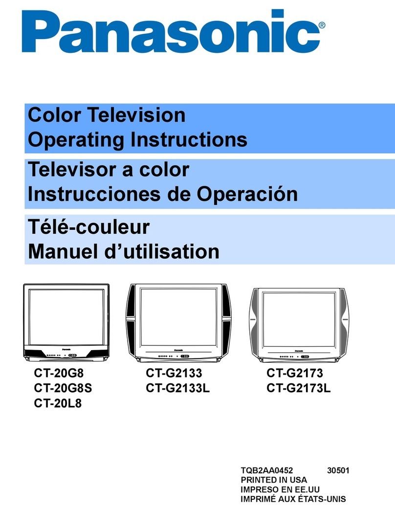 Panasonic CT-20L8 operating instructions