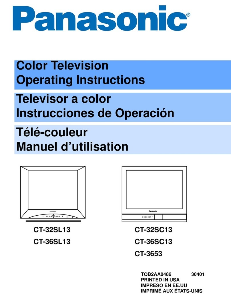 Panasonic CT-36SC13 User manual