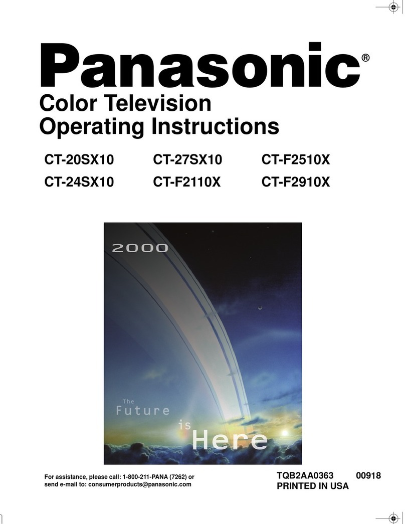 Panasonic CT-24SX10 User manual