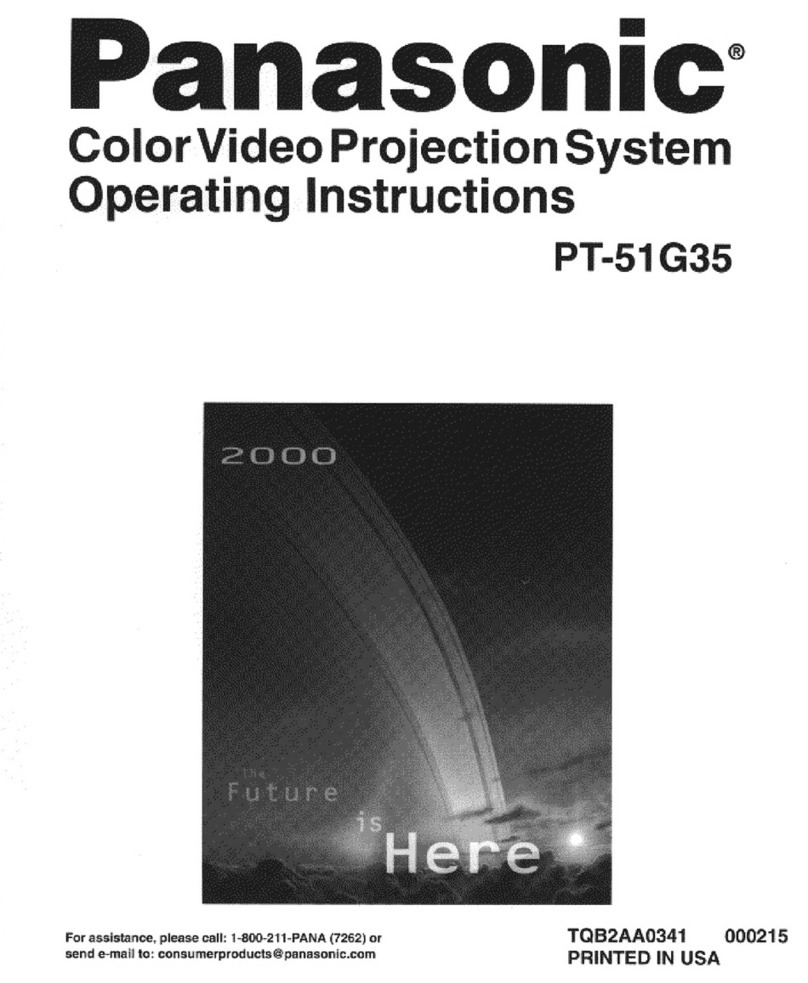 Panasonic PT-51G35 User manual